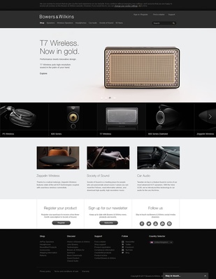 设计语言的交响 B&W官网与云华设计CDC网站设计赏析